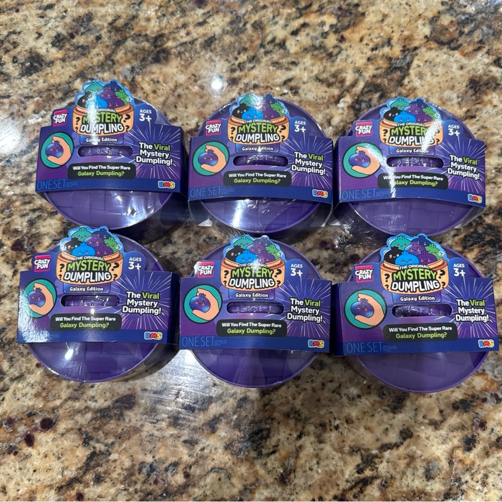Mystery Dumpling Galaxy Edition Toy - Purple Packaging (lot of 6)